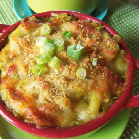Roasted Poblano Macaroni and Cheese