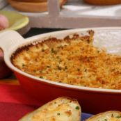 Yukon Gold Potato Gratin with Horseradish, Gruyere and Sweet Onion