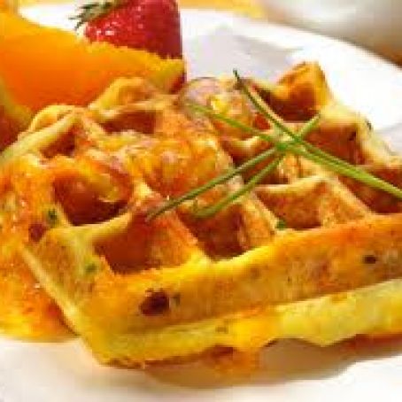 Cheddar Cheese-Chive Waffles