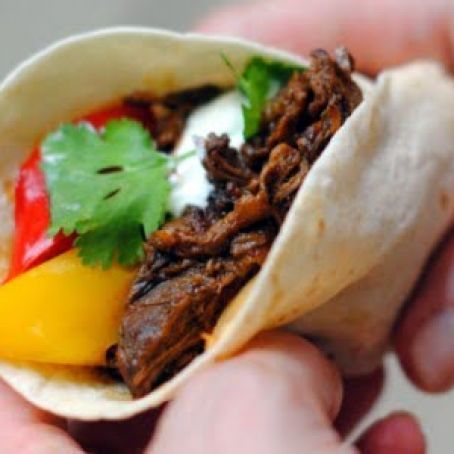 Beef - Carnitas style w/ peppers and onions (PW)