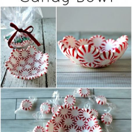 Peppermint Candy Bowl