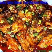 Sticky Spicy Thai Chicken Wings