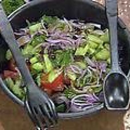 Summery Tomato and Cucumber Salad