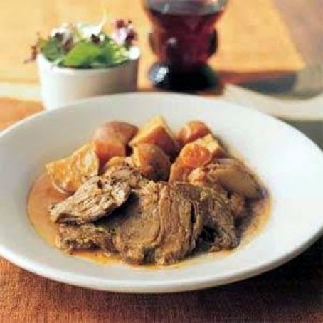 Savory Braised- Pork Supper