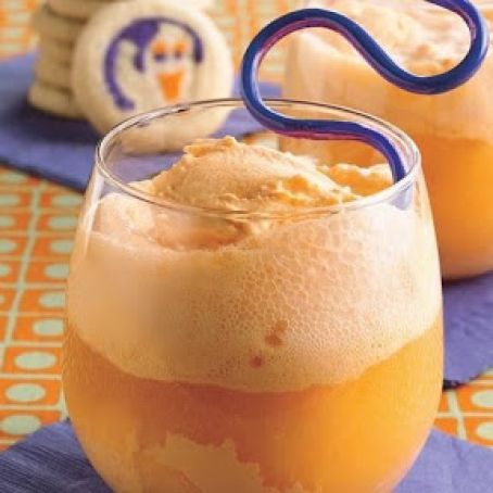 Orange Cream Halloween Floats