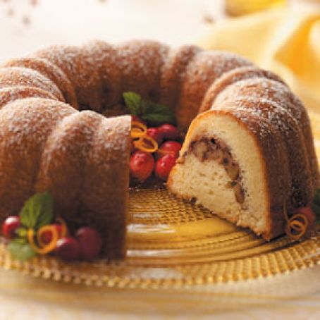 Walnut Cranberry Coffee Cake Recipe