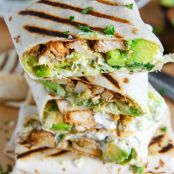 Chicken and Avocado Burritos on Closet Cooking