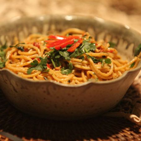 PASTA****Noodles with Spicy Peanut Sauce (WW)