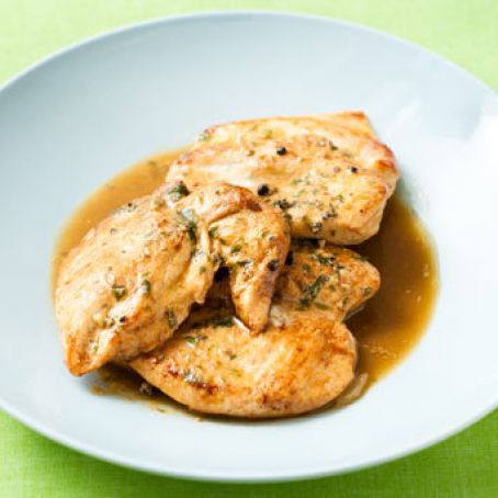 Chicken-Mustard Tarragon Chicken Cutlets