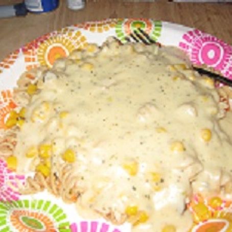 Chicken Mushrooms and Noodles