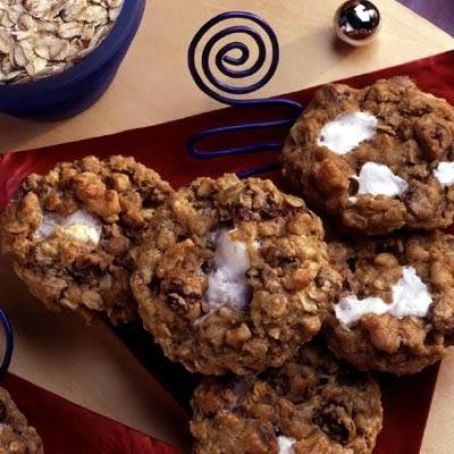 Mocha Rocky Road Oatmeal Cookies