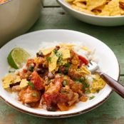 One-Pot Mexican Cheesy Chicken and Sausage with Black Beans