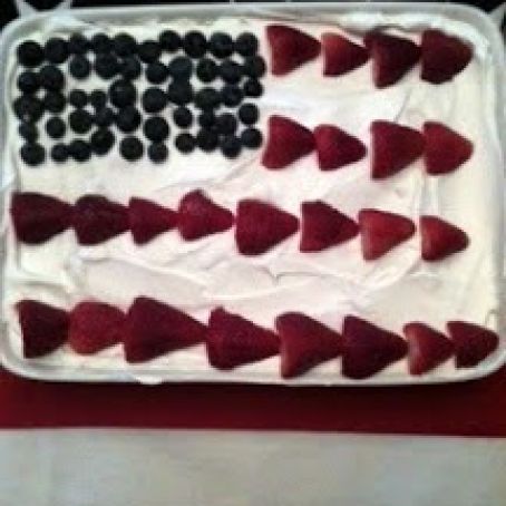 Flag Cake
