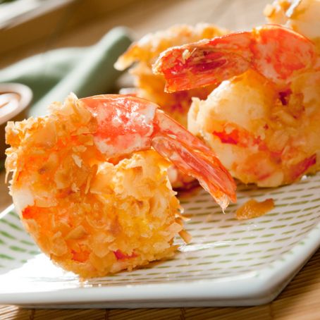 5-Minute Air Fryer Coconut Shrimp with Spicy Apricot Sauce