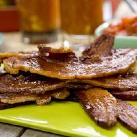 Maple-Dijon-Black Pepper Glazed Bacon