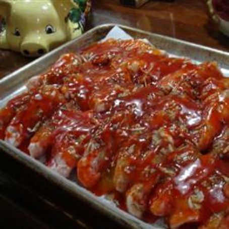 Chicken Wings in Apricot Jam