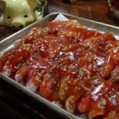 Chicken Wings in Apricot Jam