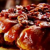 Upside-Down Apple French Toast with Cranberries and Pecans