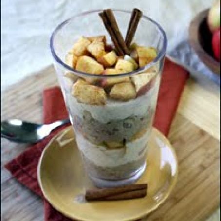 Cinn-a-nilla Apple Oatmeal Parfait