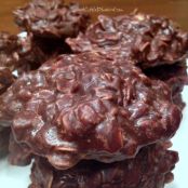 No Bake Chocolate Peanut Butter Cookies