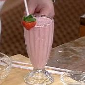 Fresh Dairy Free Strawberry Milkshakes