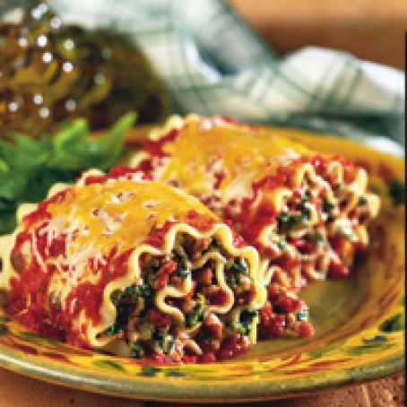 Spicy Lasagna Rollers
