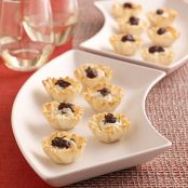 Goat Cheese and Olive Mini Tarts