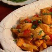 Seafood Pasta with Sherry Tomato Cream Sauce