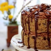 Banana Cake with Chocolate Hazelnut Frosting