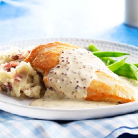 Creamy PHILLY Mustard Chicken