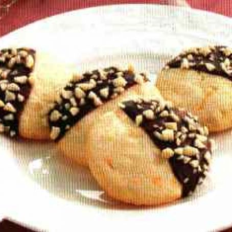 Chocolate-Dipped Cream Cheese Cookies