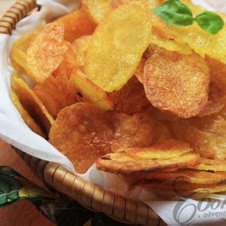 Homemade Baked Potato Chips
