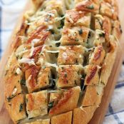 Cheesy Garlic Herb Crack Bread