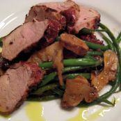 Grilled Pork Tenderloin with Sunchokes and Negroni Vinaigrette
