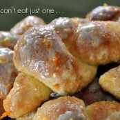 Cinnamon and Sugar Glazed Orange Knots
