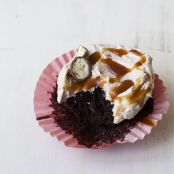 Salty Dawgs - Salted Chocolate Malted Cupcakes