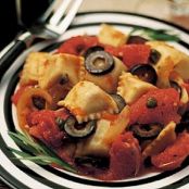 Ravioli with Tomatoes and Olives