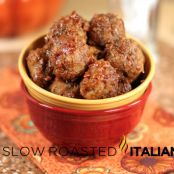 Balsamic Glazed Meatloaf Poppers