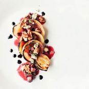 Roasted Onions and Buttered Beets with Blue Cheese