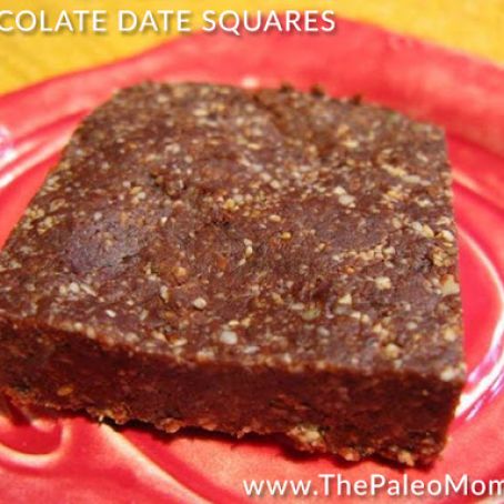 bar - chocolate date squares