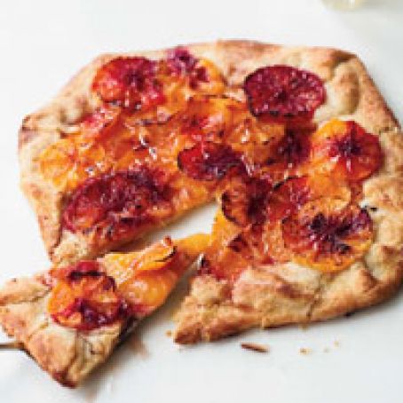 Flaky Blood Orange Tart
