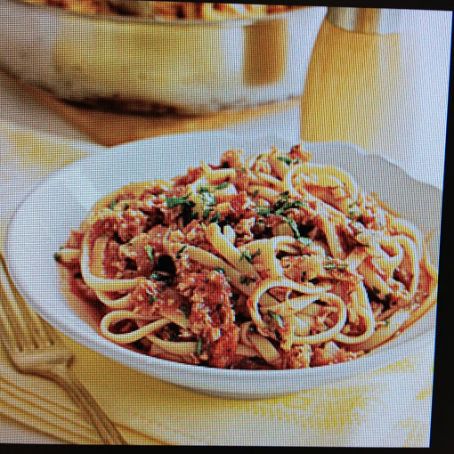 Seafood: Spaghetti with Red Clam Sauce