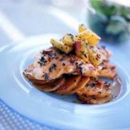 Snapper with Sausage