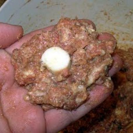 Mozzarella meatballs