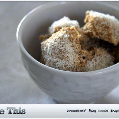 Raw Coconut Snowball Macaroons