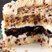 Ultimate Chocolate Chip Cookie Layer Cake