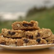 Oatmeal and cranberry breakfast bars (low FODMAP)