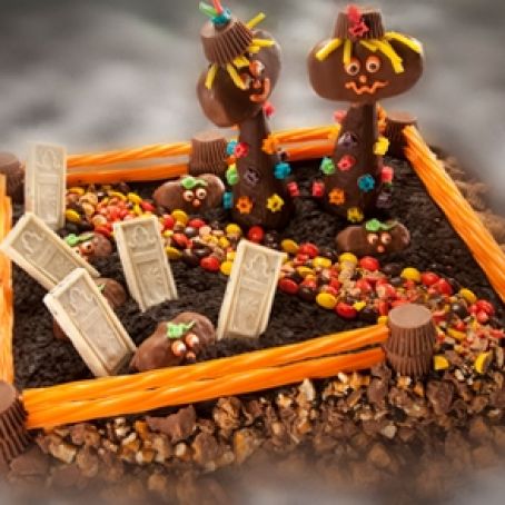 Graveyard Pumpkin Patch Cake Recipe
