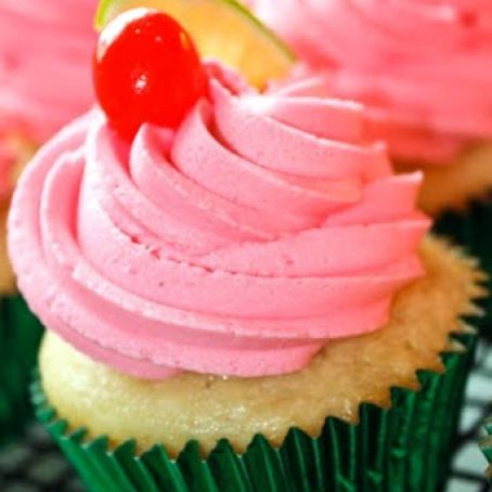 Cherry Limeade Cupcakes