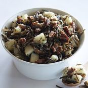 Wild Rice with Pears, Sausage & Candied Pecans